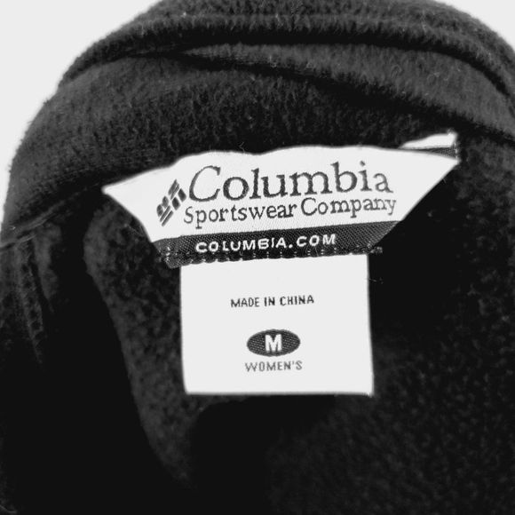 Columbia Womens Black Full Zip Sleeveless Collared Vest Sweater Size Medium - Picture 6 of 8